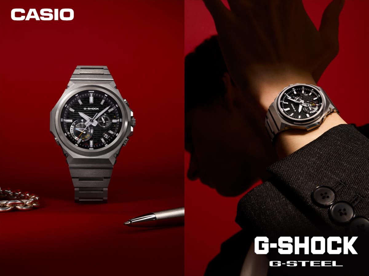 あえてロゴを排した、引き算の美学。 ミニマルメタル「G-STEEL GST-B1000」