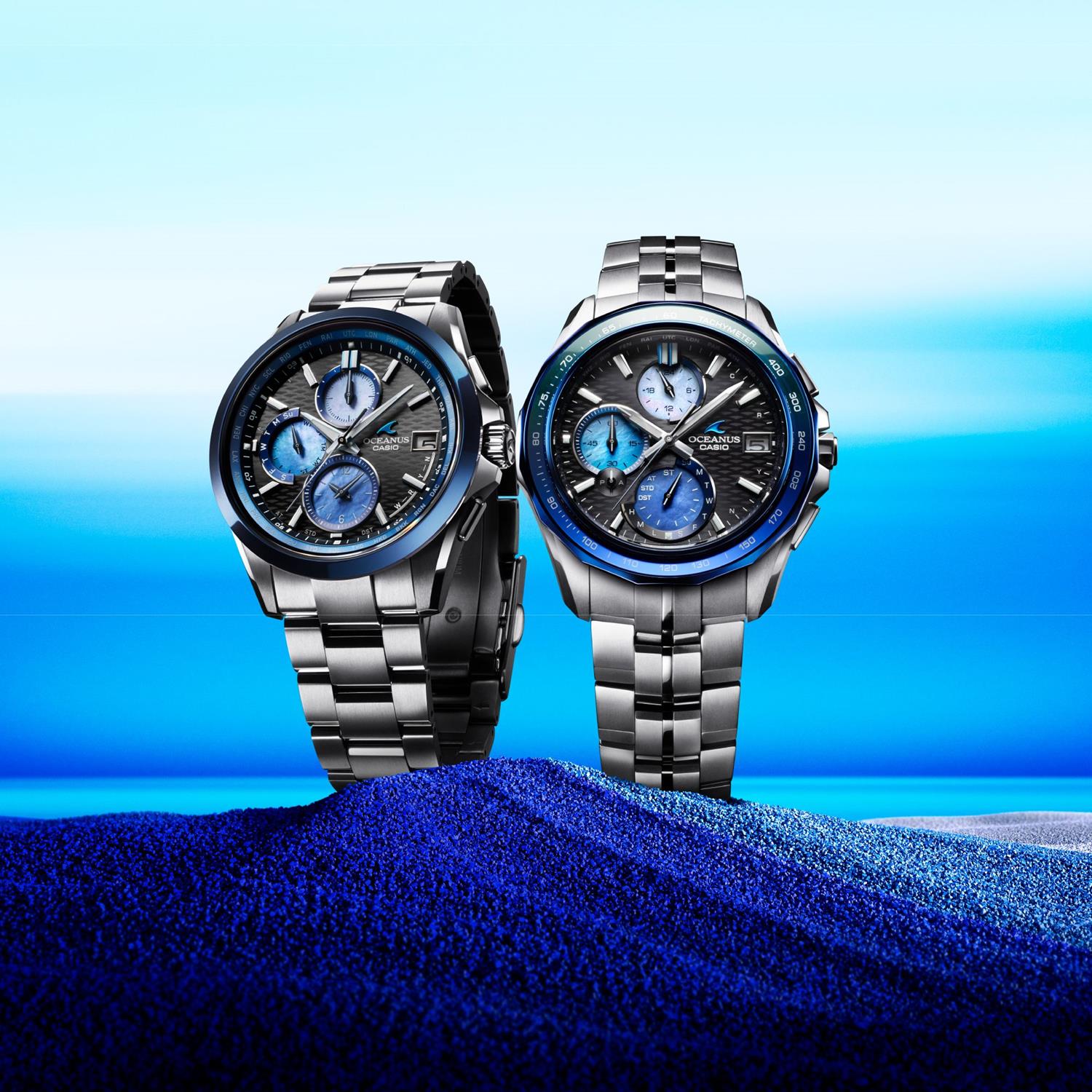 OCEANUS Indigo Ocean -阿波藍- 特集｜OCW-S7000AP-1AJF / OCW-T2600AP-1AJF