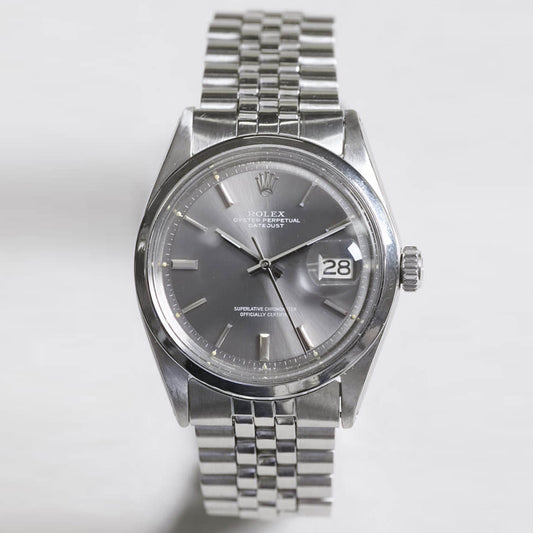 ROLEX DATEJUST Ref.1600 SS GRAY DIAL