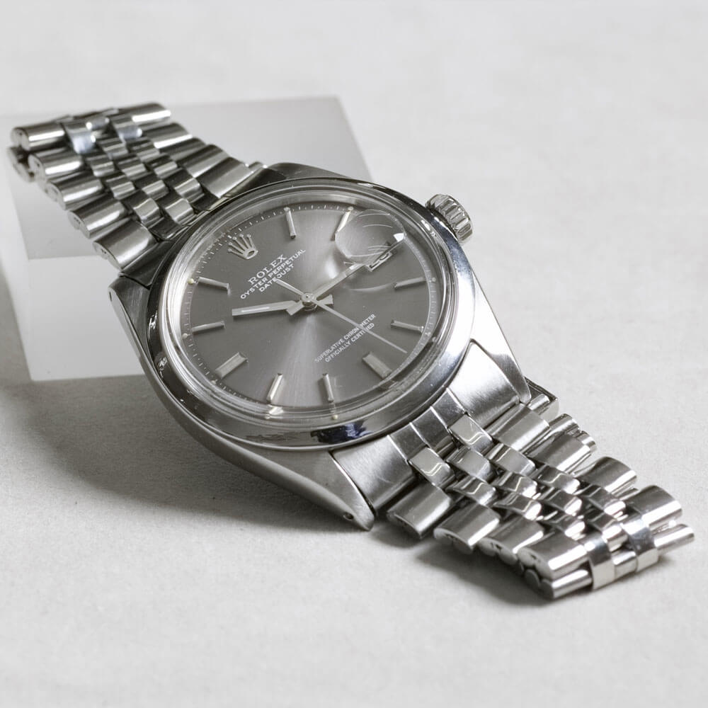 ROLEX DATEJUST Ref.1600 SS GRAY DIAL