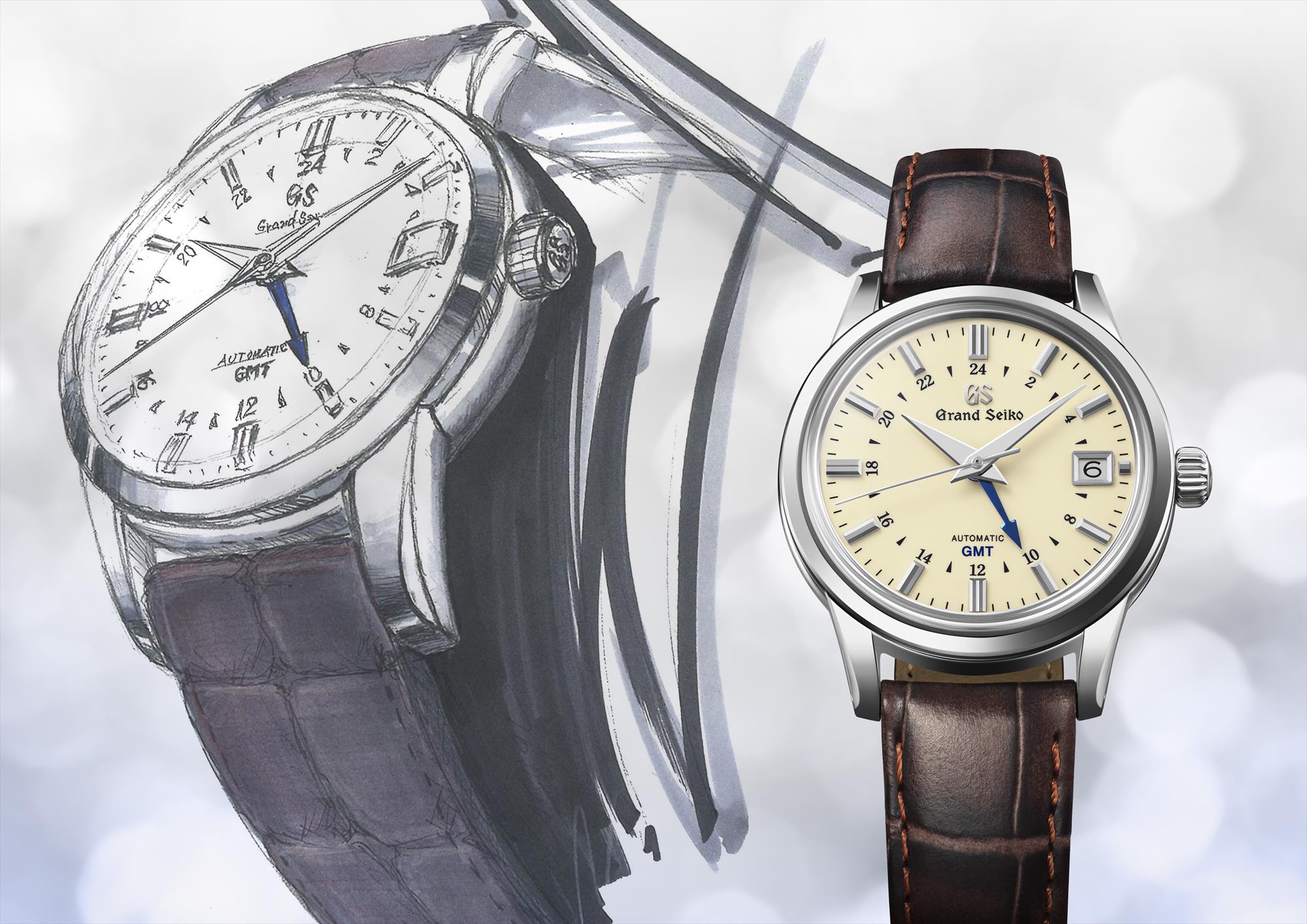 グランドセイコー エレガンスコレクション SBGM221  自動巻き 9S66 メカニカル GMT クロコダイル  Grand Seiko