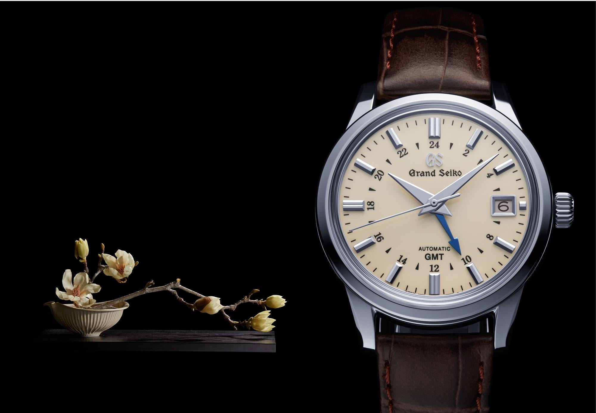 グランドセイコー エレガンスコレクション SBGM221  自動巻き 9S66 メカニカル GMT クロコダイル  Grand Seiko