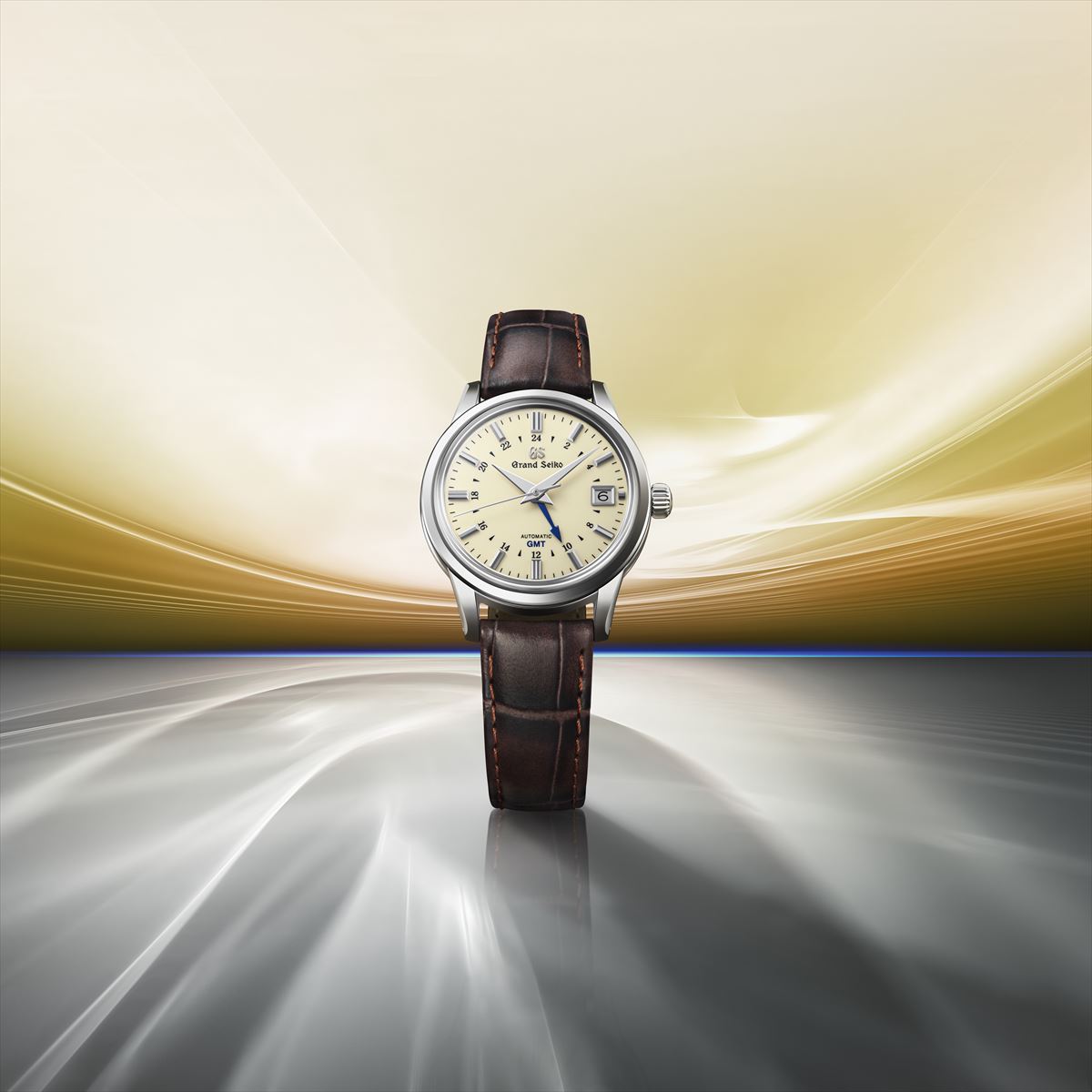 グランドセイコー エレガンスコレクション SBGM221  自動巻き 9S66 メカニカル GMT クロコダイル  Grand Seiko