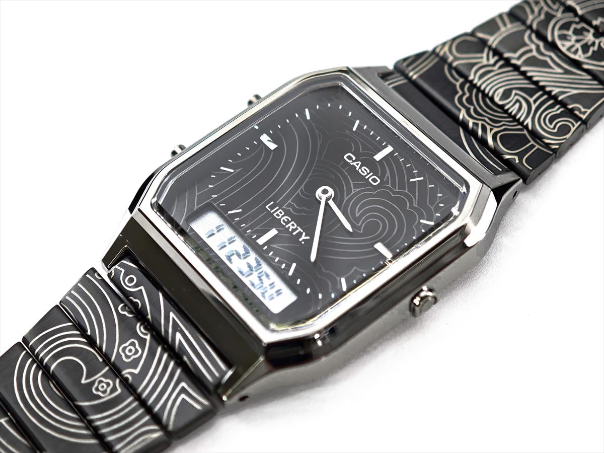 カシオ クラシック AQ-230EBLT-1AJR リバティ LIBERTYコラボ ペイズリーファンファーレ CASIO CLASSIC スタンダード カシオ 【1225】※発売延期・未定【店頭受取可能商品】