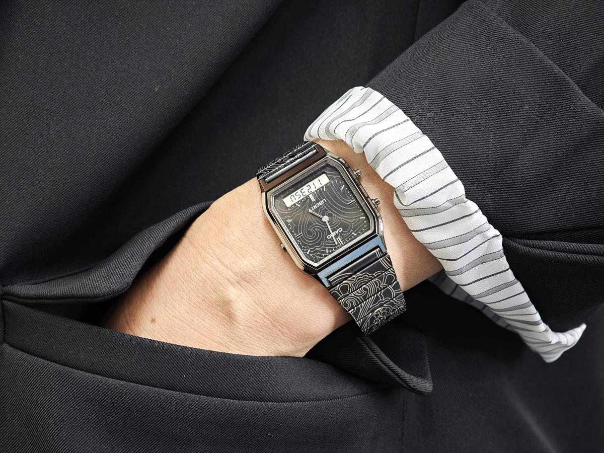 カシオ クラシック AQ-230EBLT-1AJR リバティ LIBERTYコラボ ペイズリーファンファーレ CASIO CLASSIC スタンダード カシオ 【1225】※発売延期・未定【店頭受取可能商品】