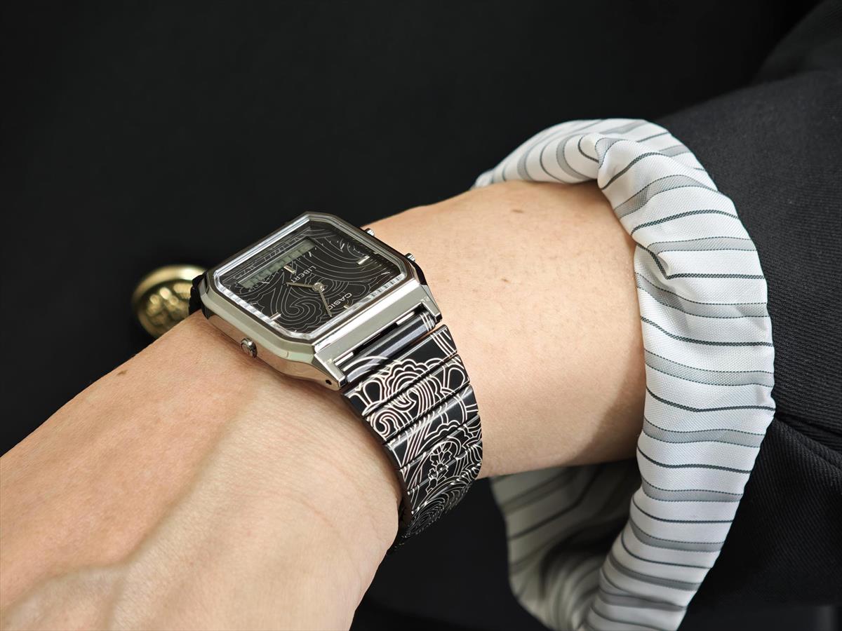 カシオ クラシック AQ-230EBLT-1AJR リバティ LIBERTYコラボ ペイズリーファンファーレ CASIO CLASSIC スタンダード カシオ 【1225】※発売延期・未定【店頭受取可能商品】