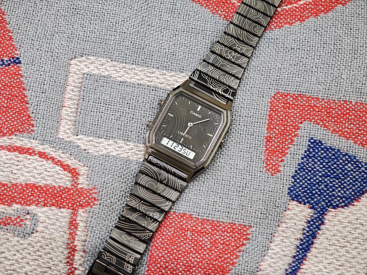 カシオ クラシック AQ-230EBLT-1AJR リバティ LIBERTYコラボ ペイズリーファンファーレ CASIO CLASSIC スタンダード カシオ 【1225】※発売延期・未定【店頭受取可能商品】