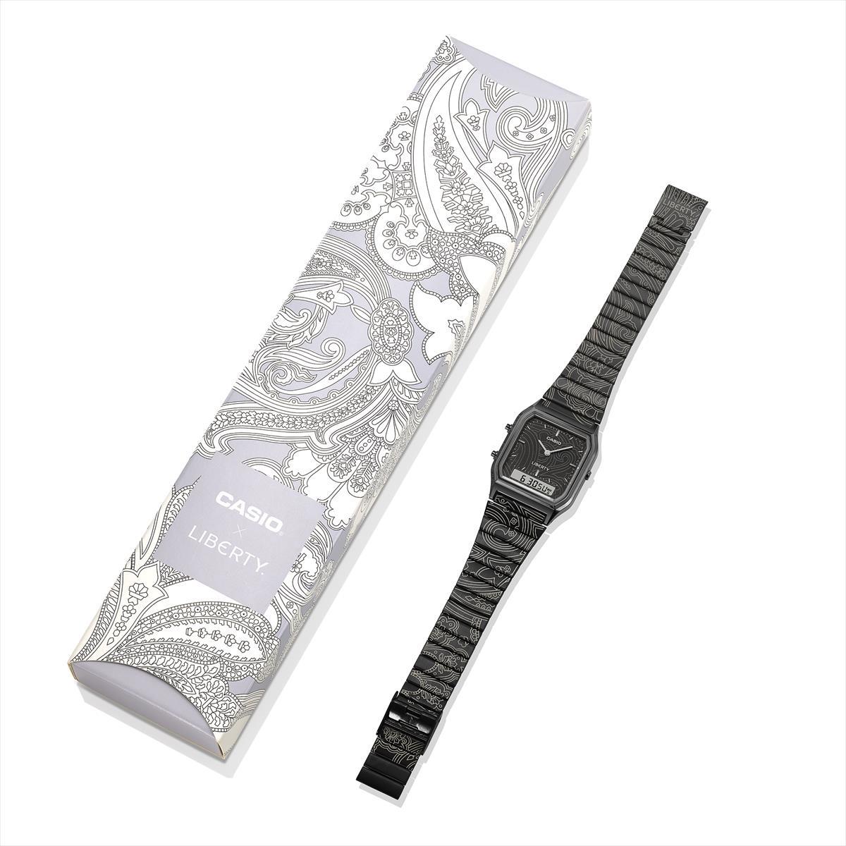 カシオ クラシック AQ-230EBLT-1AJR リバティ LIBERTYコラボ ペイズリーファンファーレ CASIO CLASSIC スタンダード カシオ 【1225】※発売延期・未定【店頭受取可能商品】