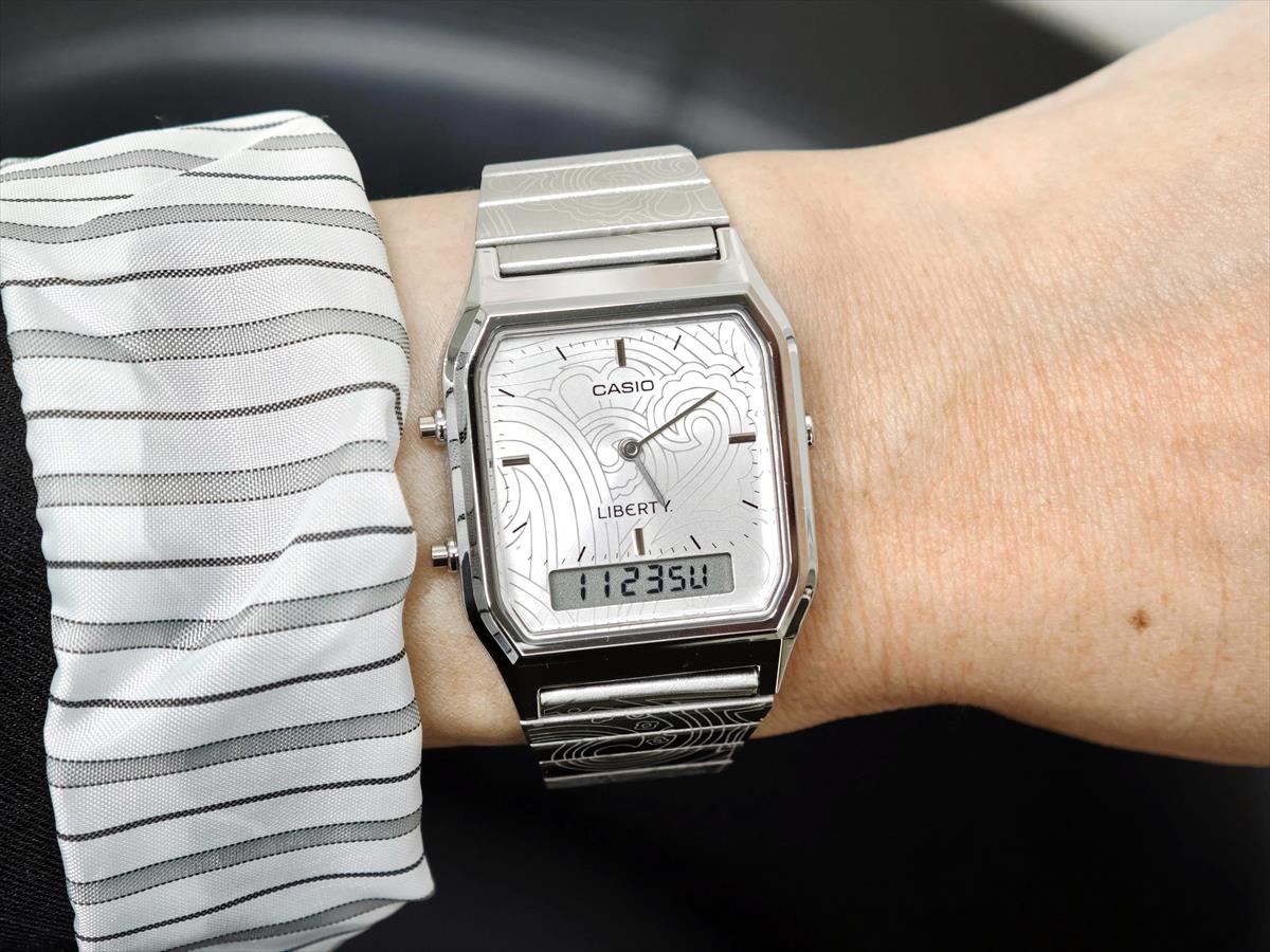 カシオ クラシック AQ-230ELT-7AJR リバティ LIBERTYコラボ ペイズリーファンファーレ CASIO CLASSIC スタンダード カシオ 【1225】※発売延期・未定【店頭受取可能商品】