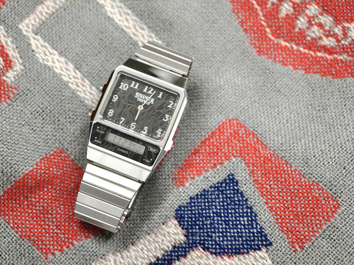 カシオ クラシック AQ-800EST-1AJR ストレンジャー・シングス 未知の世界 コラボ Netflix STRANGER THINGS CASIO CLASSIC スタンダード カシオ 【CX01】【1225】【店頭受取可能商品】