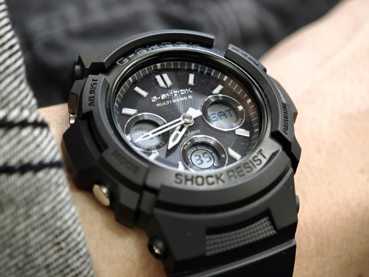 カシオ Gショック ファイアーパッケージ 2026年モデル AWG-M100FP-1A1JR オールブラック 電波ソーラー FIRE PACKAGE CASIO G-SHOCK 公式サイト掲載店【0226】【店頭受取可能商品】