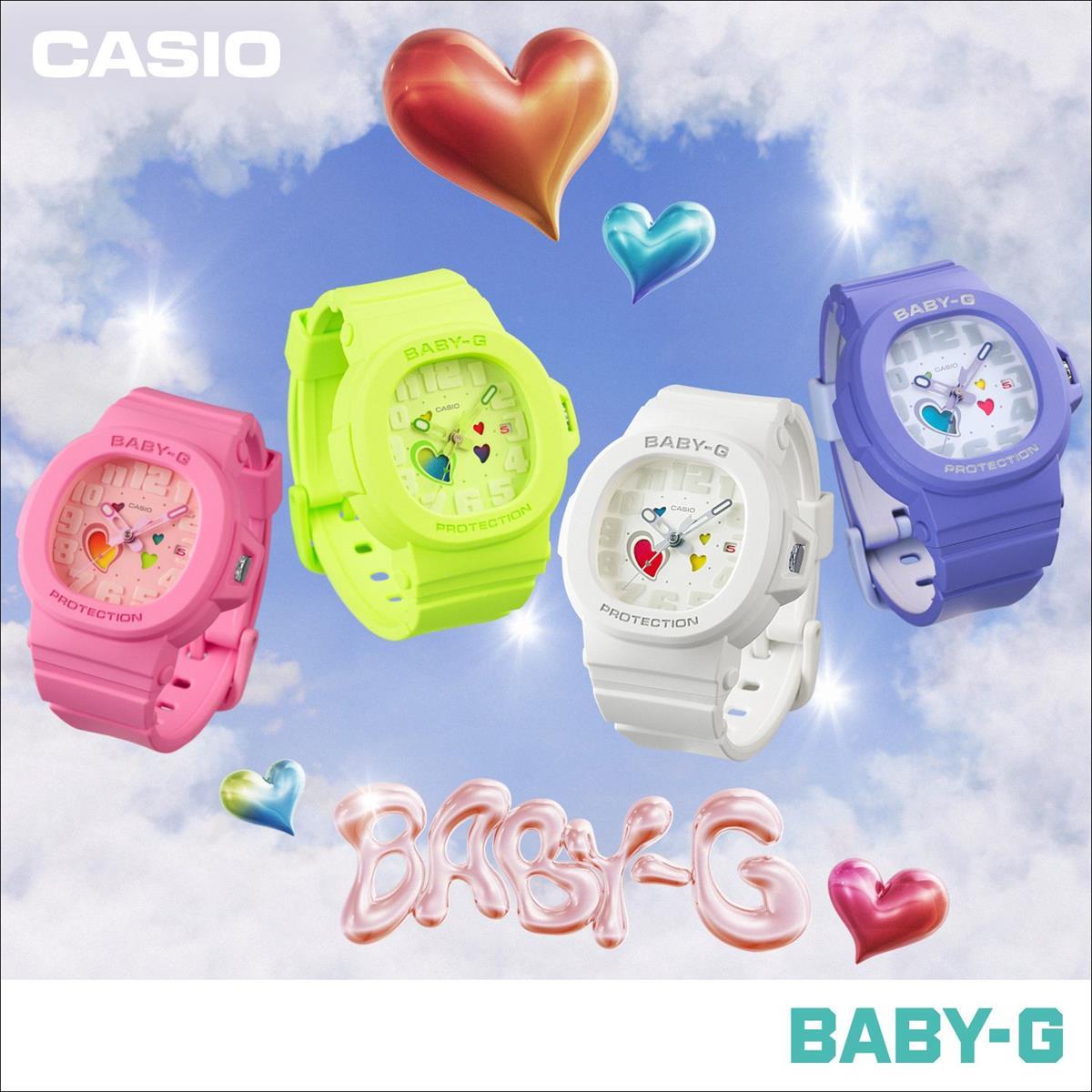 カシオ ベビーG BGA-10-6AJF 文字板を彩るハートモチーフ CASIO BABY-G【0525】_10spl【店頭受取可能商品】