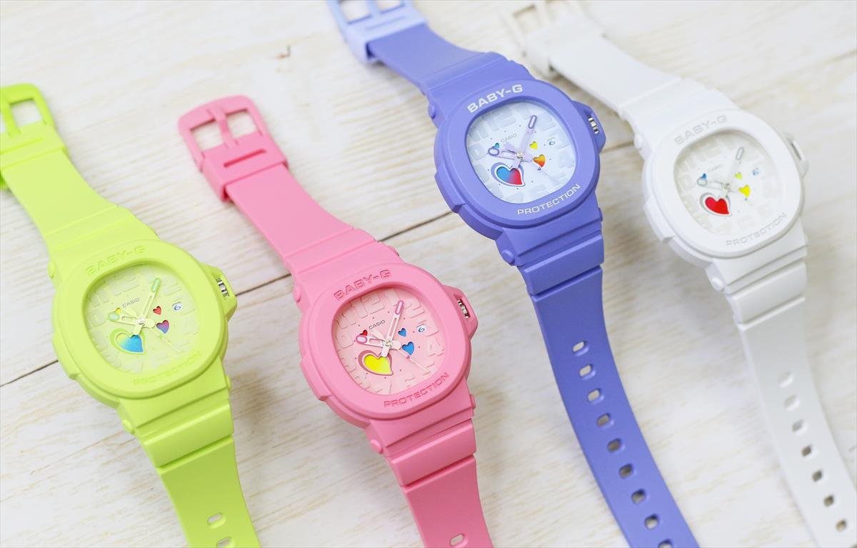 カシオ ベビーG BGA-10-3AJF 文字板を彩るハートモチーフ CASIO BABY-G【0525】_10spl【店頭受取可能商品】