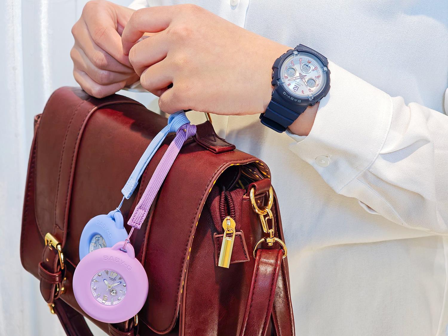 カシオ BABY-G BGA-15K-2AJR BABY-G+PLUS チャームになるホルダー付 秒針付き CASIO ベビーG 公式サイト掲載店【0426】※4月17日発売予定【店頭受取可能商品】