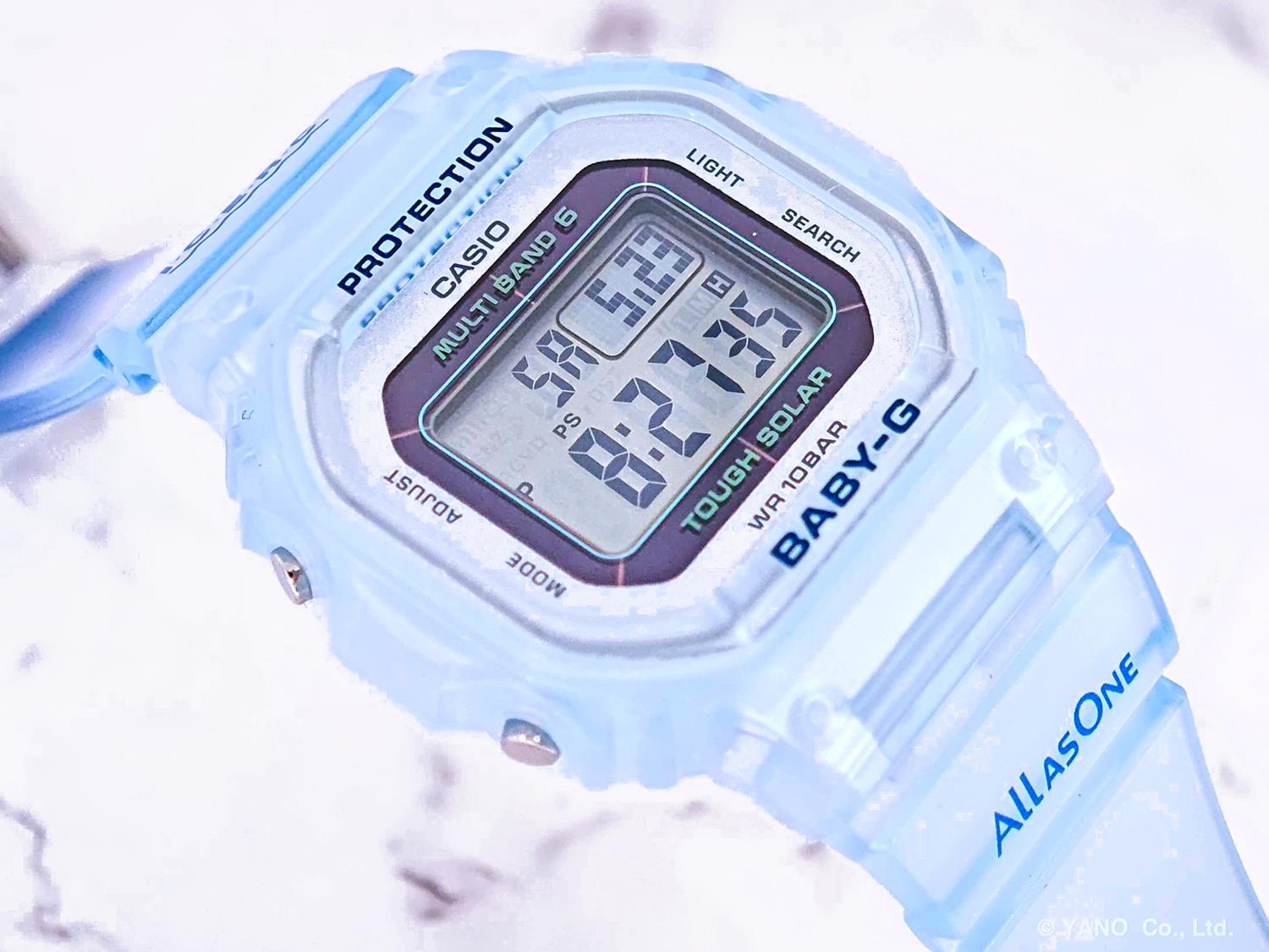 カシオ BABY-G イルカ・クジラモデル BGD-5650K-2JR アイサーチ・ジャパン 設立35周年記念 電波ソーラー ベビージー レディース 腕時計 デジタル 20気圧防水 CASIO ベビーG 公式サイト掲載店【0626】【店頭受取可能商品】