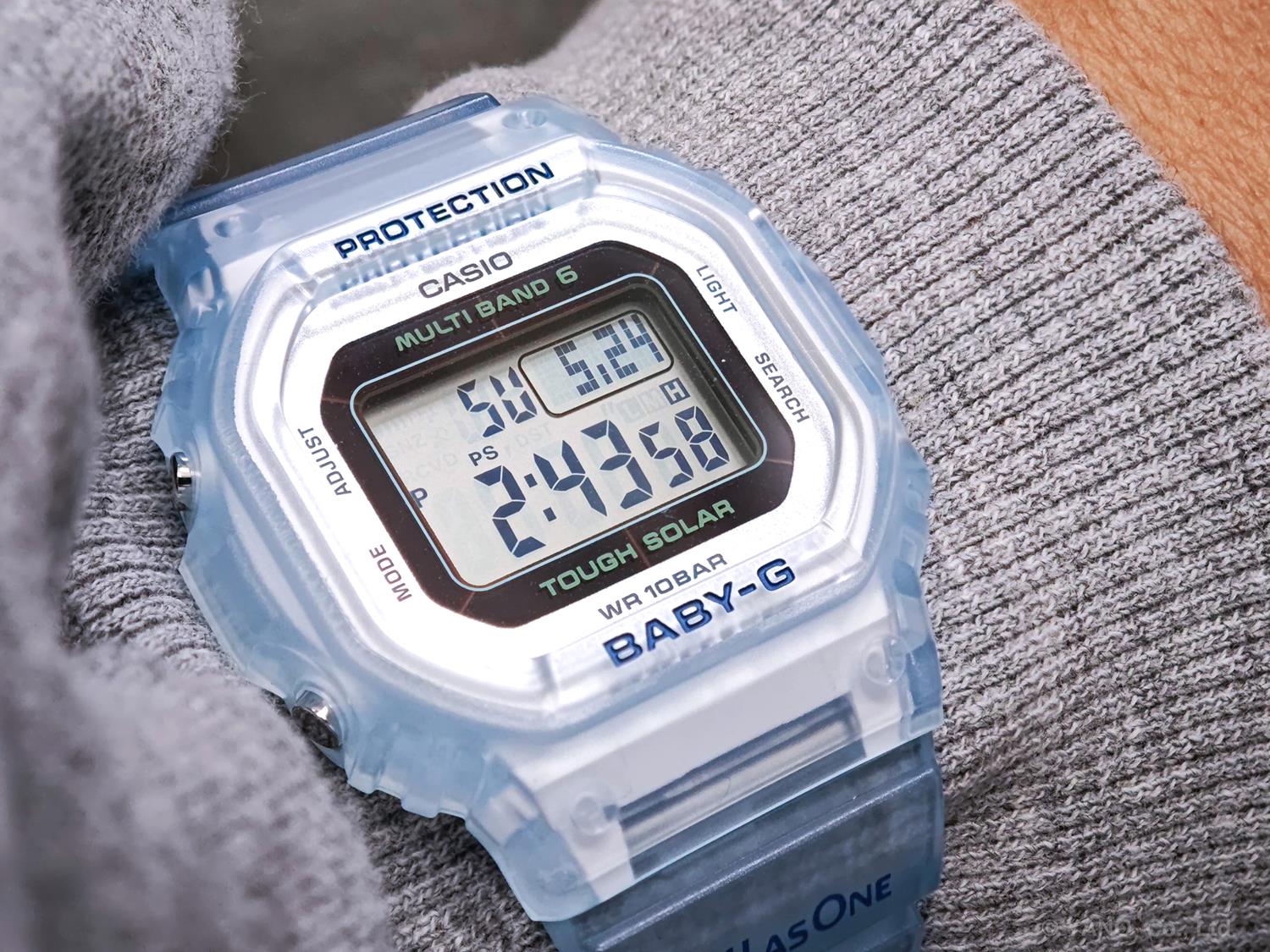 カシオ BABY-G イルカ・クジラモデル BGD-5650K-2JR アイサーチ・ジャパン 設立35周年記念 電波ソーラー ベビージー レディース 腕時計 デジタル 20気圧防水 CASIO ベビーG 公式サイト掲載店【0626】【店頭受取可能商品】