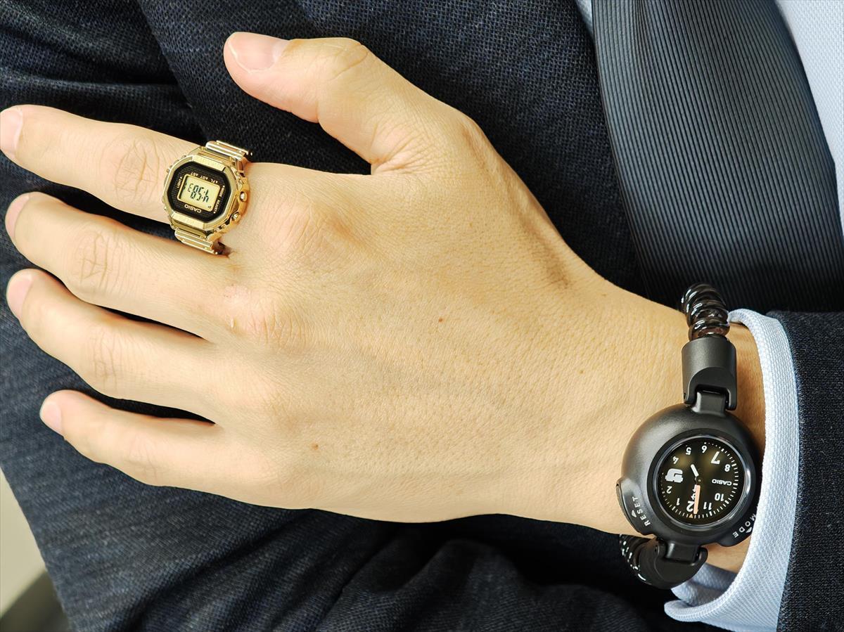 カシオ リングウオッチ CRW-001G-9JR カシオウオッチ デジタル 時計 CASIO COLLECTION 【cx01】【1025】【店頭受取可能商品】