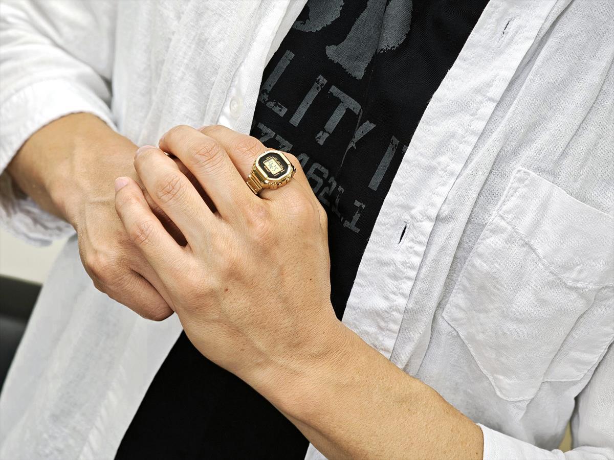 カシオ リングウオッチ CRW-001G-9JR カシオウオッチ デジタル 時計 CASIO COLLECTION 【cx01】【1025】【店頭受取可能商品】