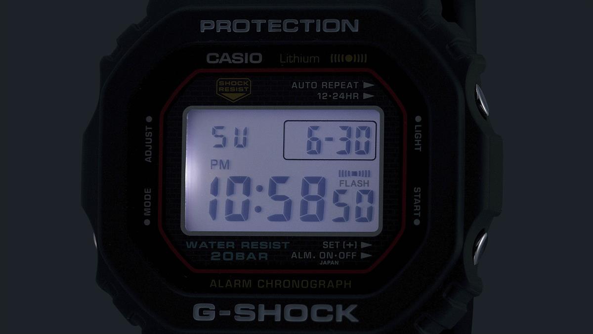 カシオ Gショック 初代G-SHOCK復刻モデル DW-5000R-1AJF 腕時計 CASIO G-SHOCK DW-5000 【1224】【店頭受取可能商品】