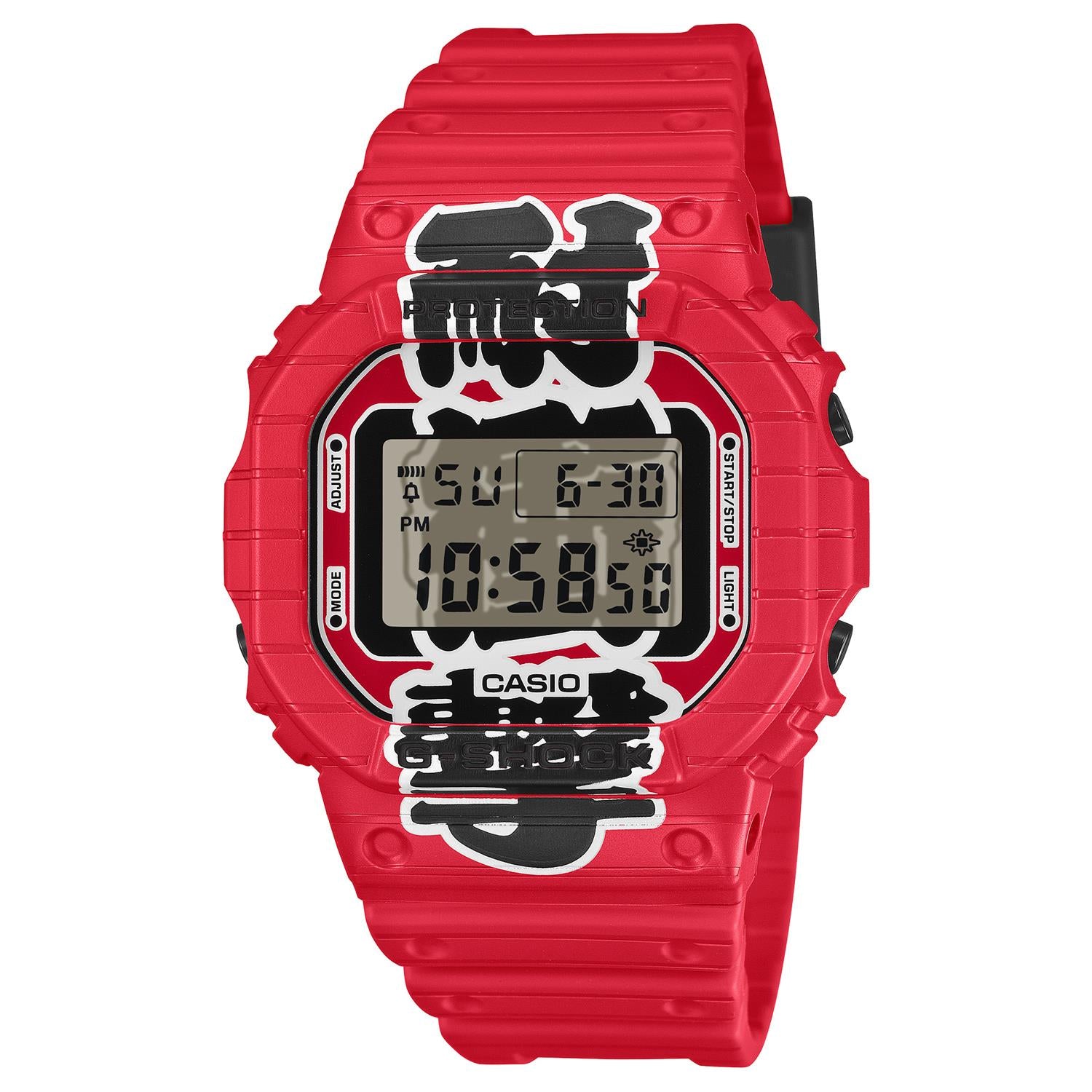 カシオ G-SHOCK DW-5600AKA-4JR 赤提灯 日本の酒場文化 バイオマスプラスチック 5年電池 日本製 ジーショック 5600シリーズ 腕時計 メンズ CASIO G-SHOCK公式掲載店【0426】【店頭受取可能商品】