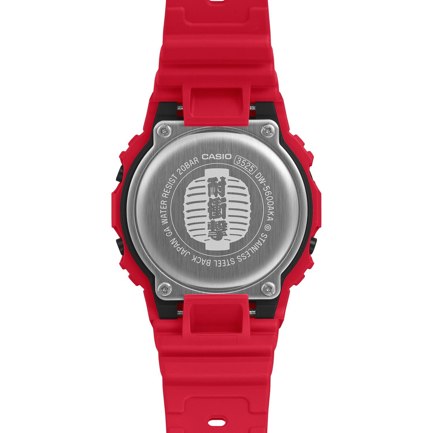 カシオ G-SHOCK DW-5600AKA-4JR 赤提灯 日本の酒場文化 バイオマスプラスチック 5年電池 日本製 ジーショック 5600シリーズ 腕時計 メンズ CASIO G-SHOCK公式掲載店【0426】【店頭受取可能商品】