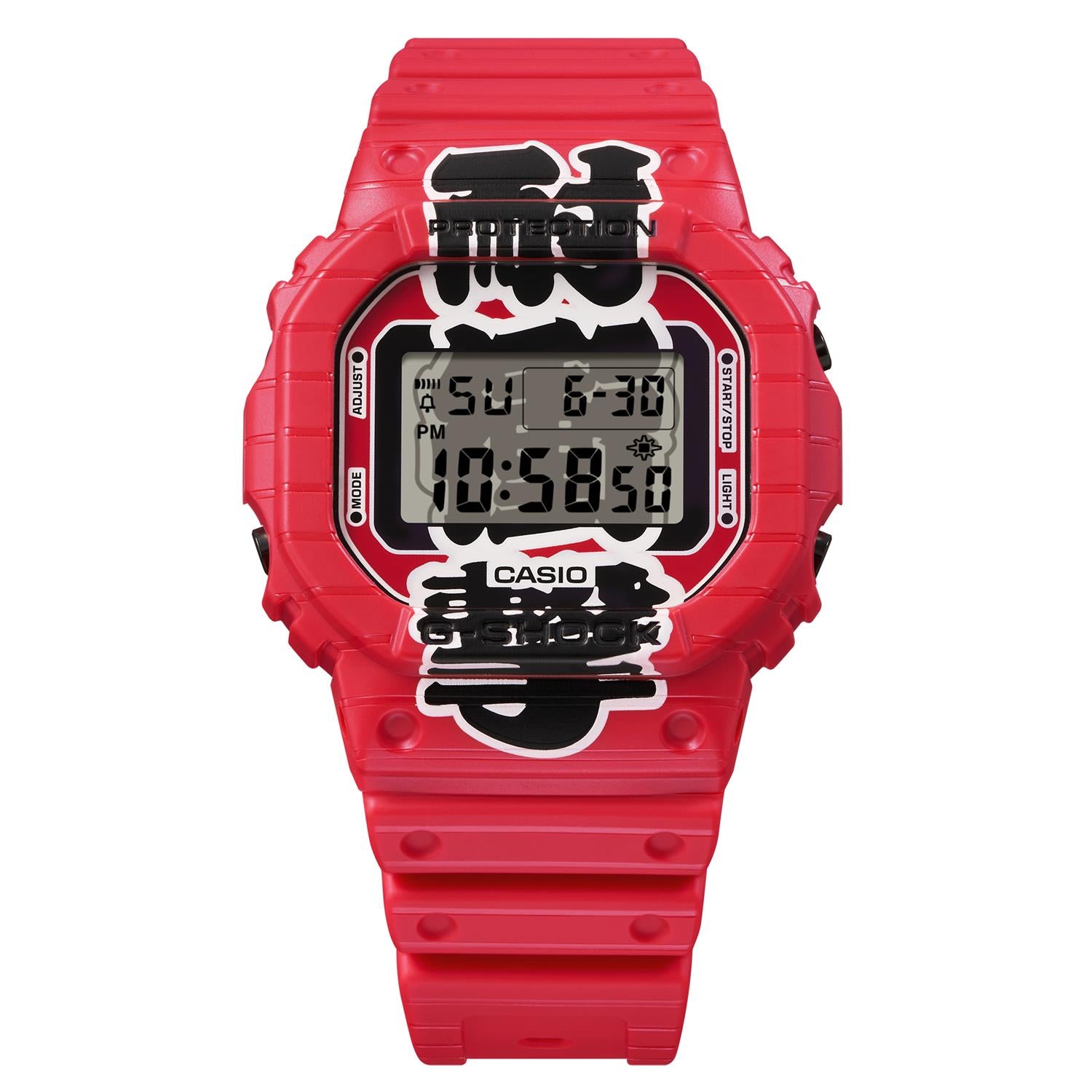 カシオ G-SHOCK DW-5600AKA-4JR 赤提灯 日本の酒場文化 バイオマスプラスチック 5年電池 日本製 ジーショック 5600シリーズ 腕時計 メンズ CASIO G-SHOCK公式掲載店【0426】【店頭受取可能商品】