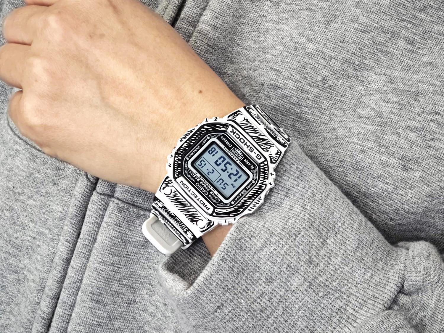 カシオ Gショック Joshua Vides コラボ DW-5600JV-7JR ジョシュア・ヴィーダス スペシャルパッケージ CASIO G-SHOCK 公式サイト掲載店【0326】【cx01】※3月27日～30日発送予定分【店頭受取可能商品】