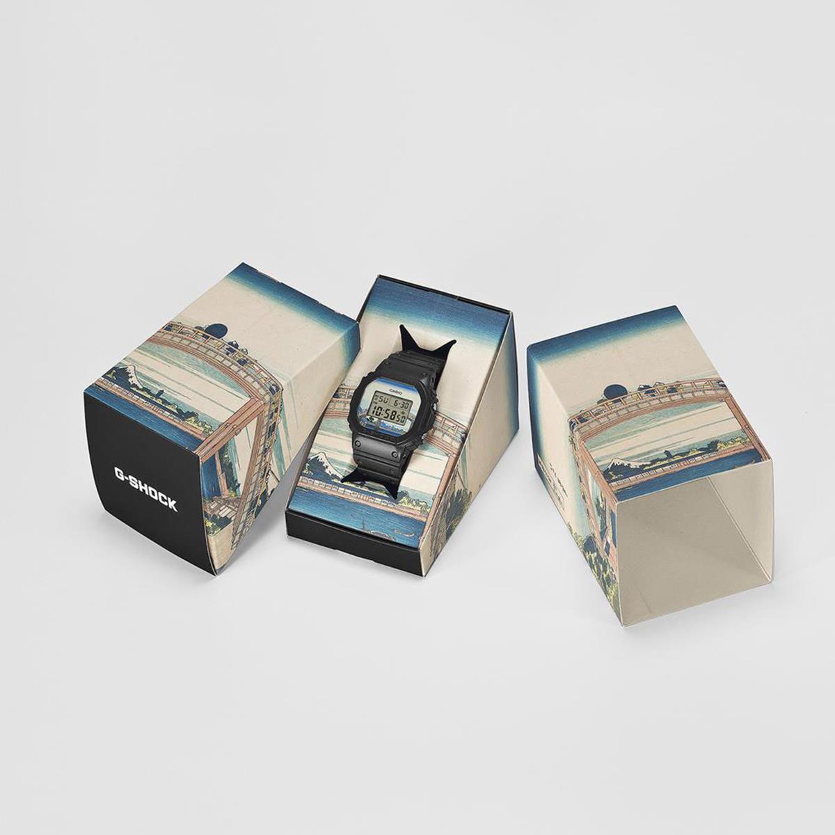 カシオ Gショック DW-5600KHFM25-1JR 葛飾北斎 made in Japan 深川万年