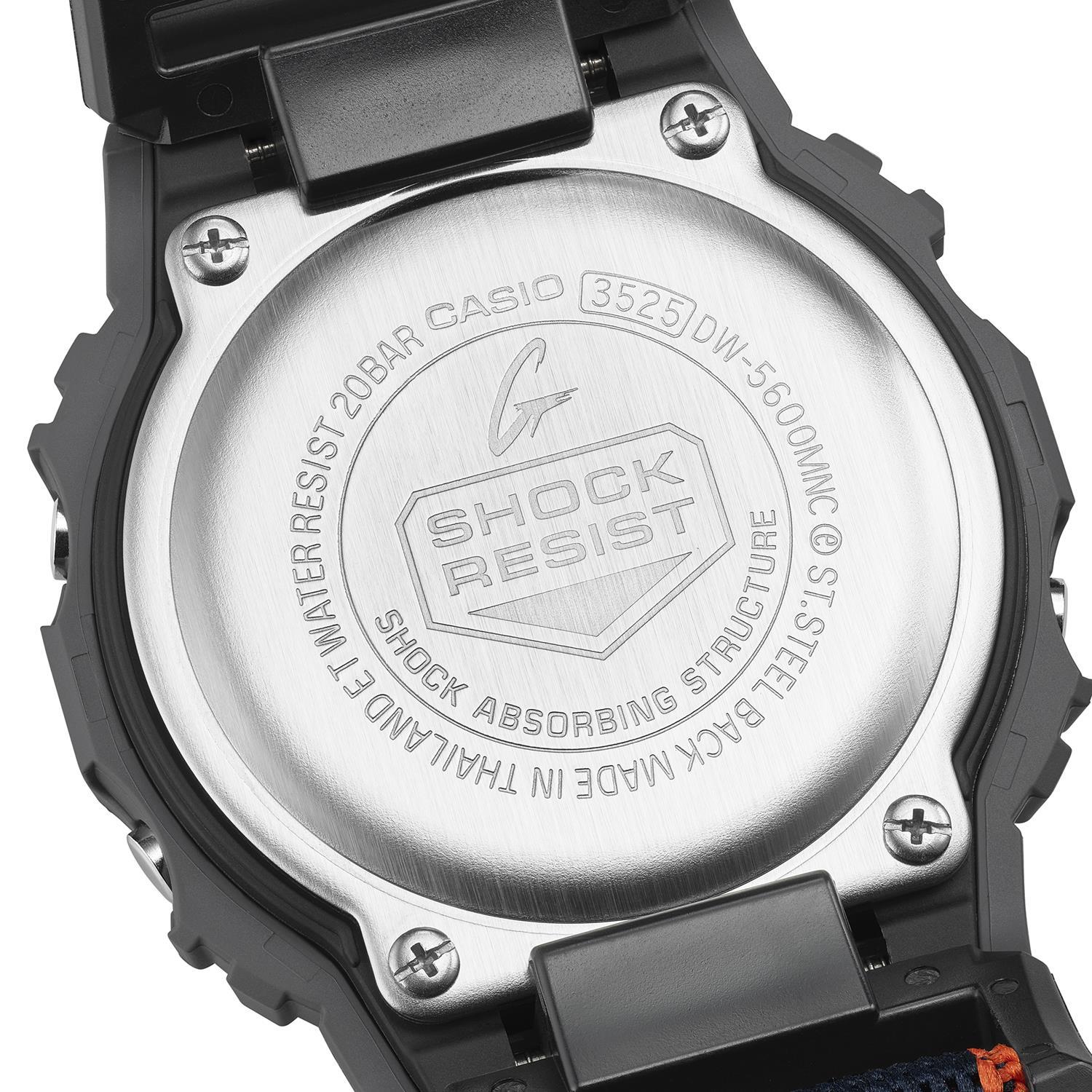 カシオ Gショック NEW CLOTH BANDシリーズ DW-5600MNC-8A2JF FIDLOCK製マグネットバックル クロスバンド  5600シリーズ CASIO G-SHOCK公式サイト掲載店【0326】※3月13日発売予定