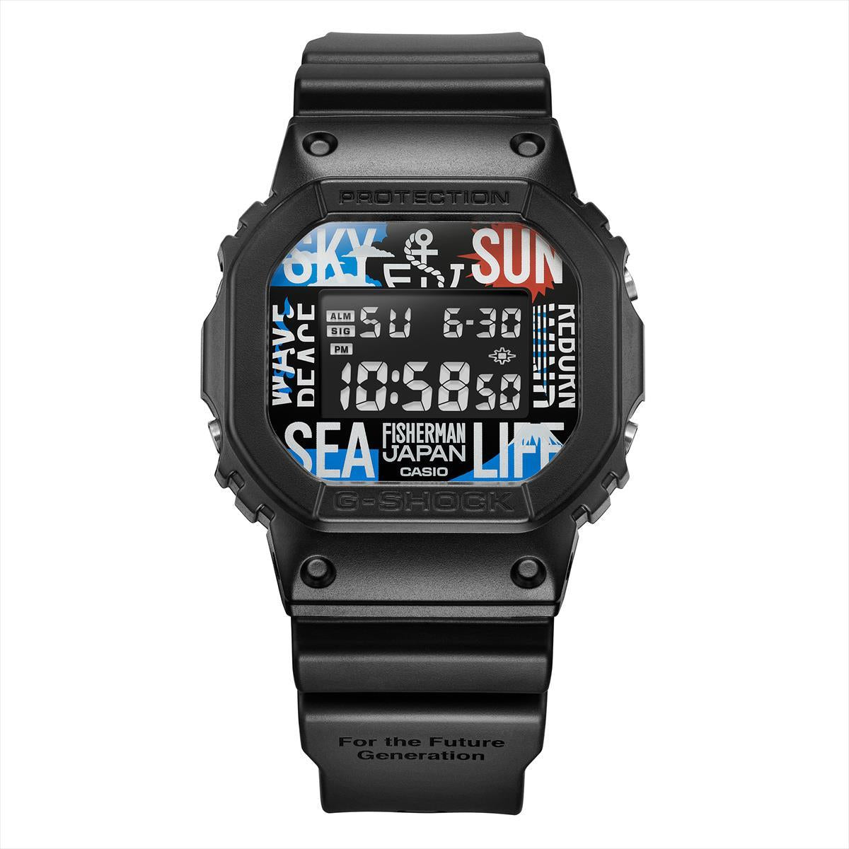 カシオ Gショック DW-5600RF24-1JR Reborn Art Festival × FISHERMAN JAPANコラボ CASIO G-SHOCK公式掲載店【0624】_10spl