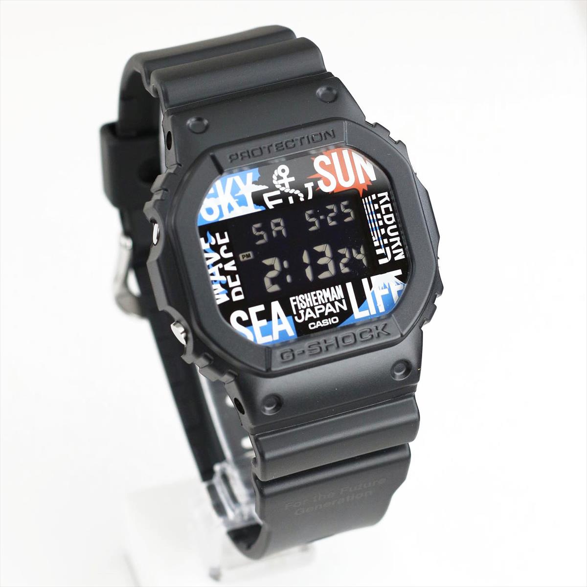 カシオ Gショック DW-5600RF24-1JR Reborn Art Festival × FISHERMAN JAPANコラボ CASIO G-SHOCK公式掲載店【0624】_10spl