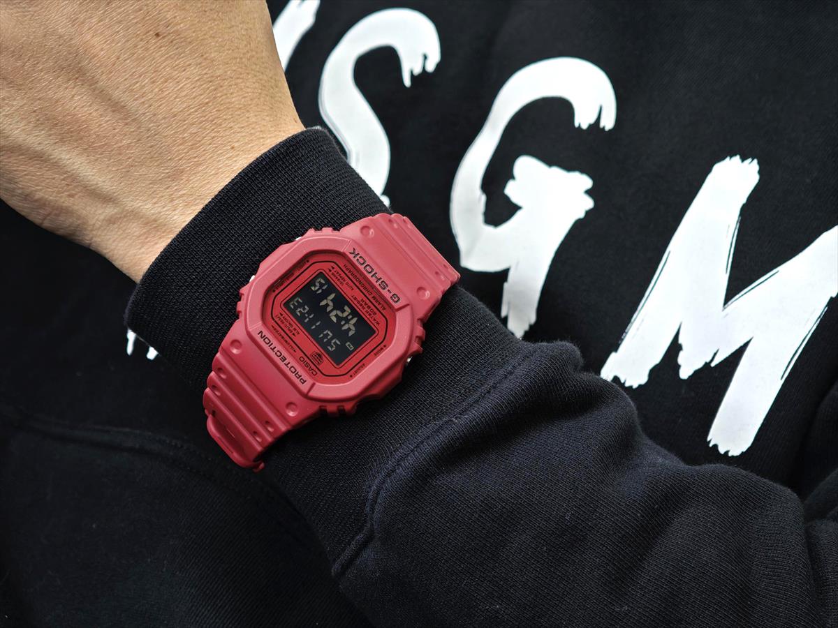 カシオ Gショック DW-5600RRB-4JF Iconic Styles レッド  CASIO G-SHOCK 公式サイト掲載店【1225】【rx01】【店頭受取可能商品】