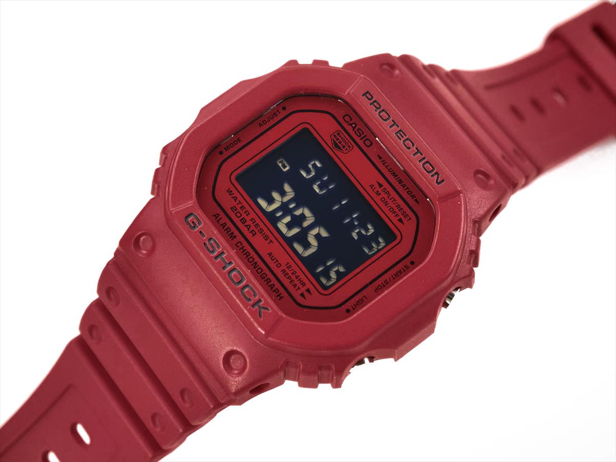 カシオ Gショック DW-5600RRB-4JF Iconic Styles レッド  CASIO G-SHOCK 公式サイト掲載店【1225】【rx01】【店頭受取可能商品】