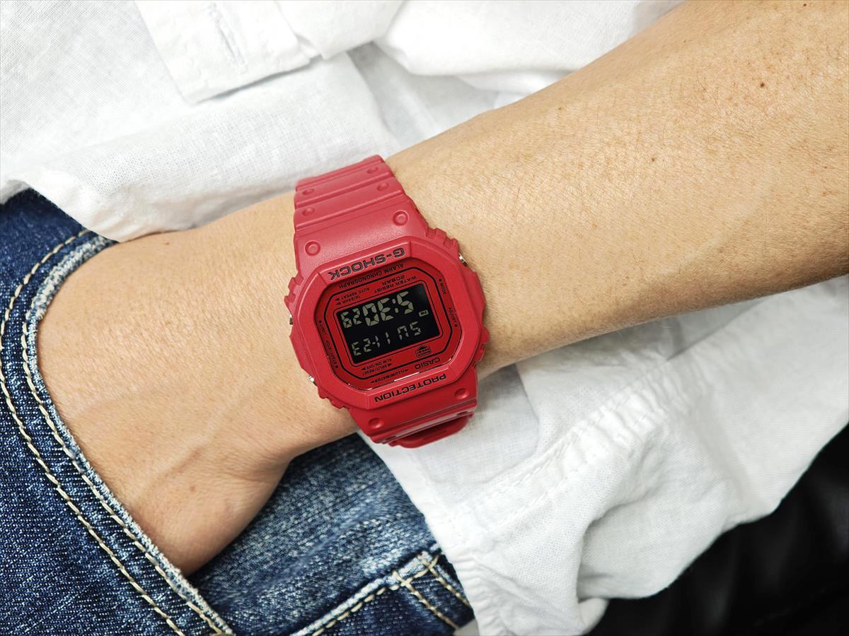 カシオ Gショック DW-5600RRB-4JF Iconic Styles レッド CASIO G-SHOCK 