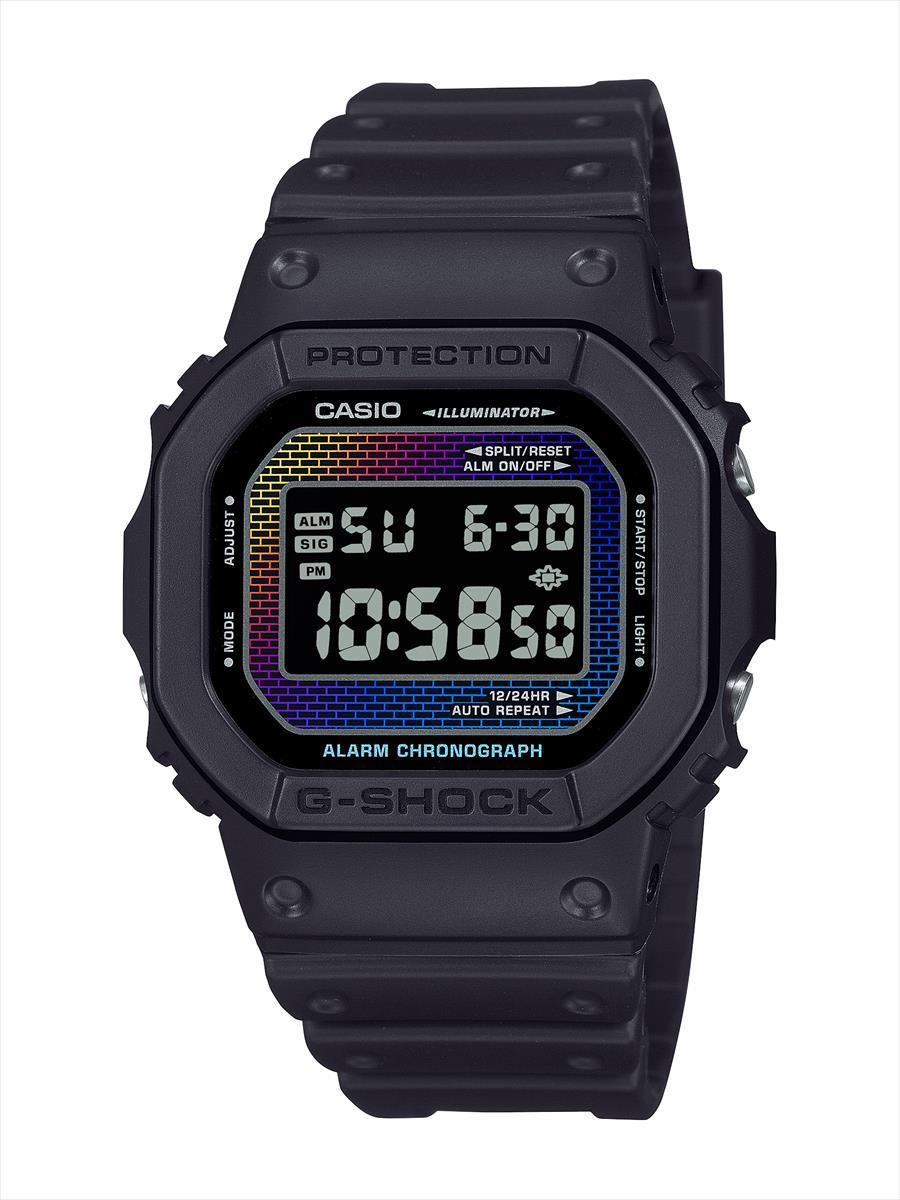 カシオ Gショック DW-5600RW-1JF レインボーカラー CASIO G-SHOCK【0824】_10spl【店頭受取可能商品】