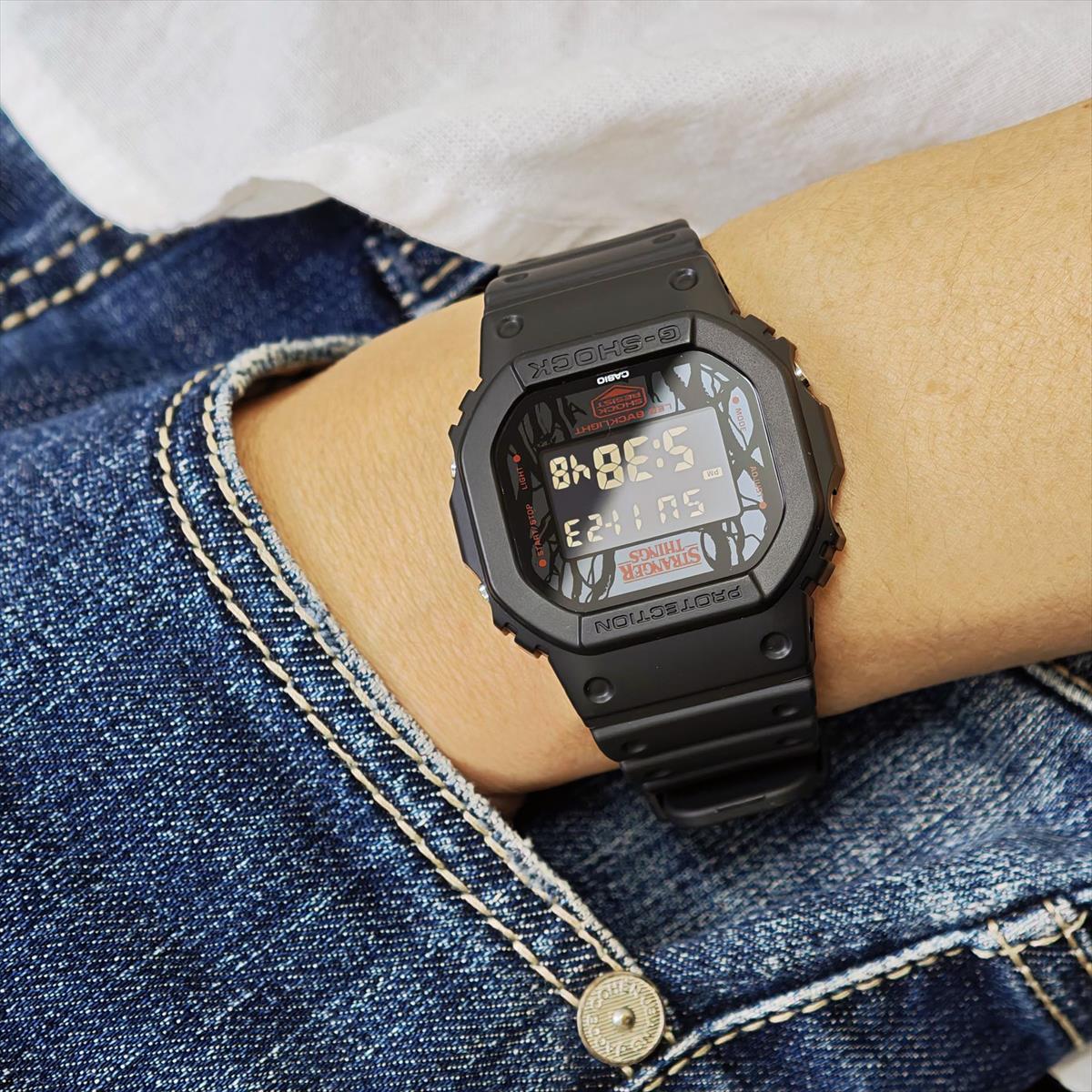 カシオ Gショック DW-5600STT-1JR ストレンジャー・シングス 未知の世界 コラボ Netflix STRANGER THINGS CASIO G-SHOCK 公式サイト掲載店【1225】【CX01】【店頭受取可能商品】