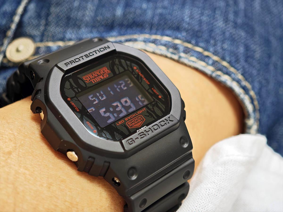 カシオ Gショック DW-5600STT-1JR ストレンジャー・シングス 未知の世界 コラボ Netflix STRANGER THINGS CASIO G-SHOCK 公式サイト掲載店【1225】【CX01】【店頭受取可能商品】