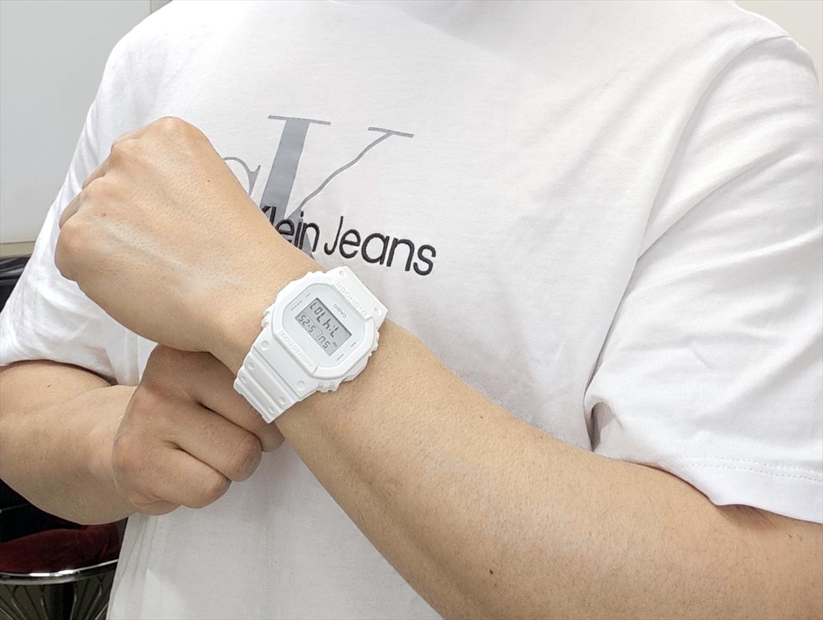 カシオ Gショック DW-5600WW-7JF ワントーン ホワイト CASIO G-SHOCK公式掲載店【0625】【店頭受取可能商品】