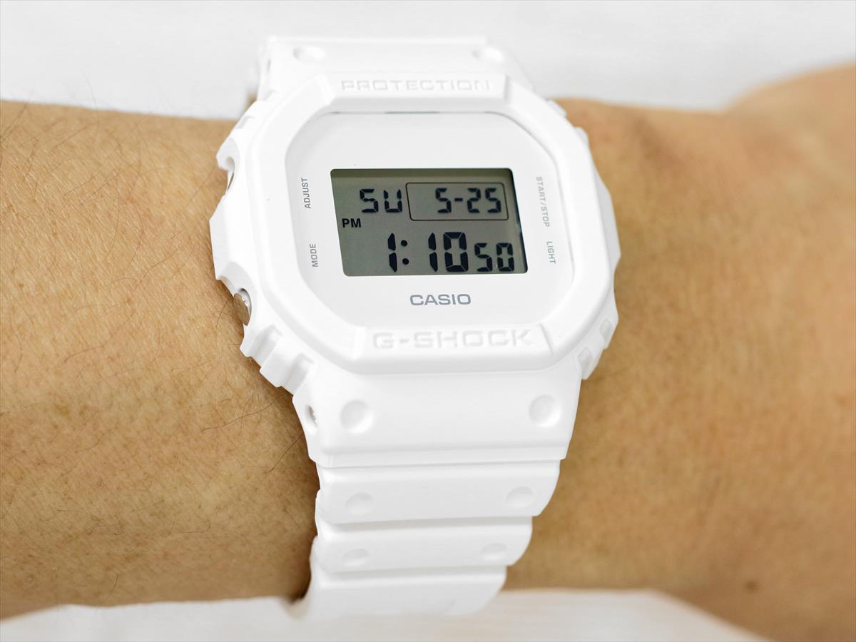 カシオ Gショック DW-5600WW-7JF ワントーン ホワイト CASIO G-SHOCK公式掲載店【0625】【店頭受取可能商品】