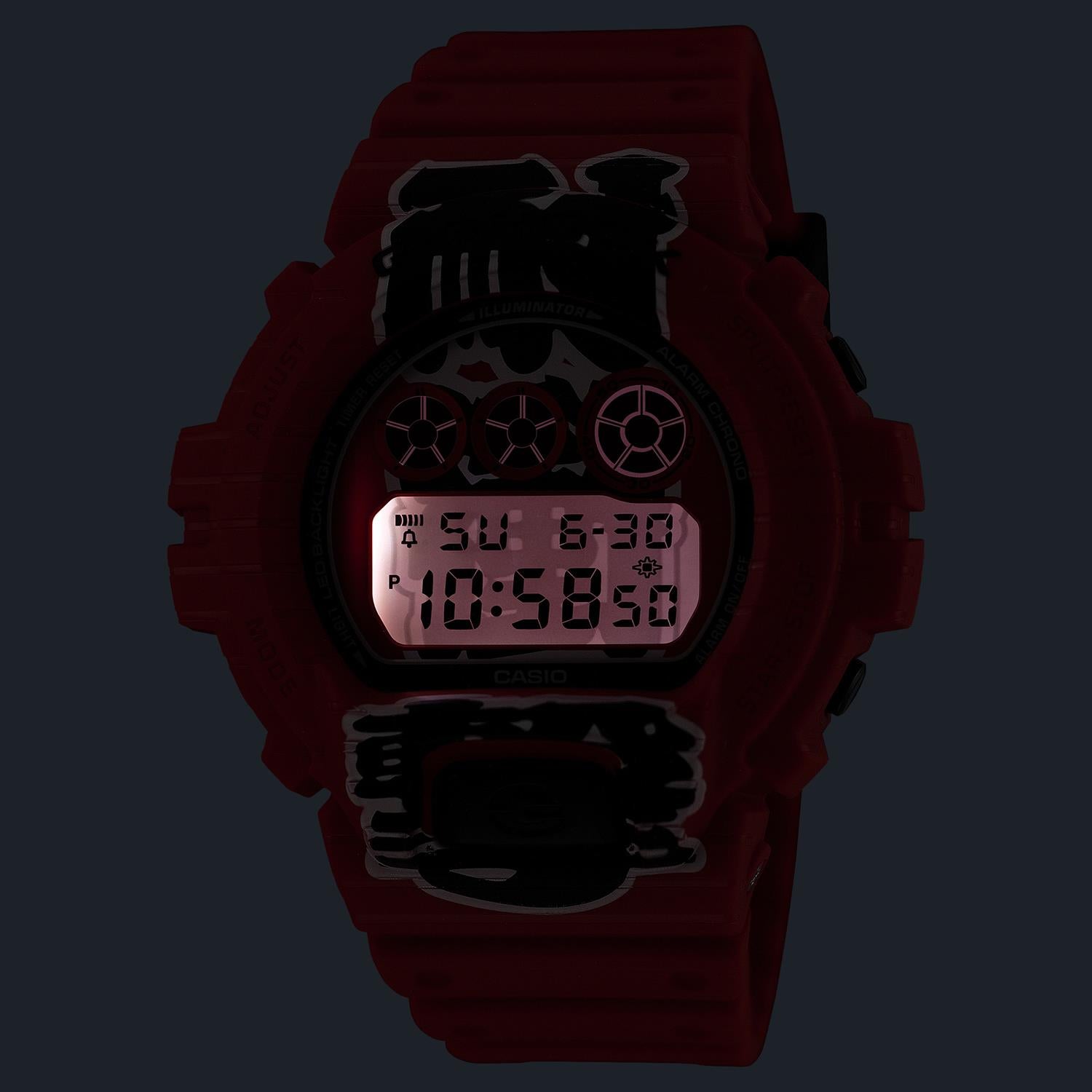 カシオ G-SHOCK DW-6900AKA-4JR 赤提灯 日本の酒場文化 バイオマスプラスチック 5年電池 日本製 ジーショック 6900シリーズ 腕時計 メンズ CASIO G-SHOCK公式掲載店【0426】【店頭受取可能商品】