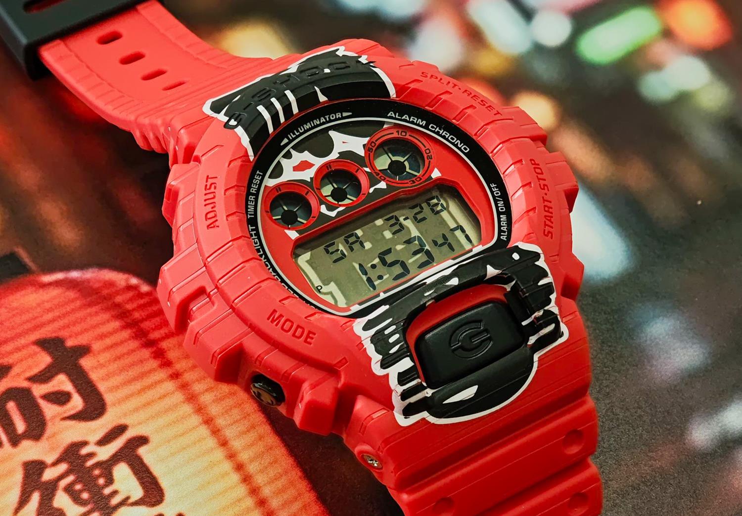 カシオ G-SHOCK DW-6900AKA-4JR 赤提灯 日本の酒場文化 バイオマスプラスチック 5年電池 日本製 ジーショック 6900シリーズ 腕時計 メンズ CASIO G-SHOCK公式掲載店【0426】【店頭受取可能商品】