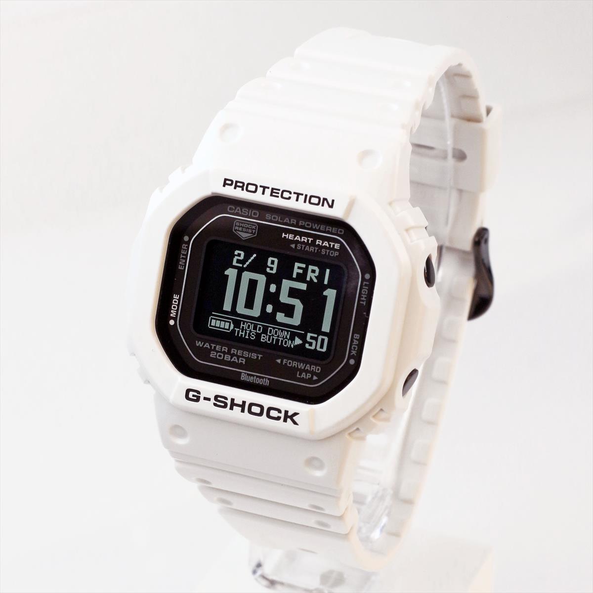 カシオ Gショック DW-H5600-7JR G-SQUAD ハートレートモニター搭載  ポラール USB充電対応 ソーラー CASIO G-SHOCK