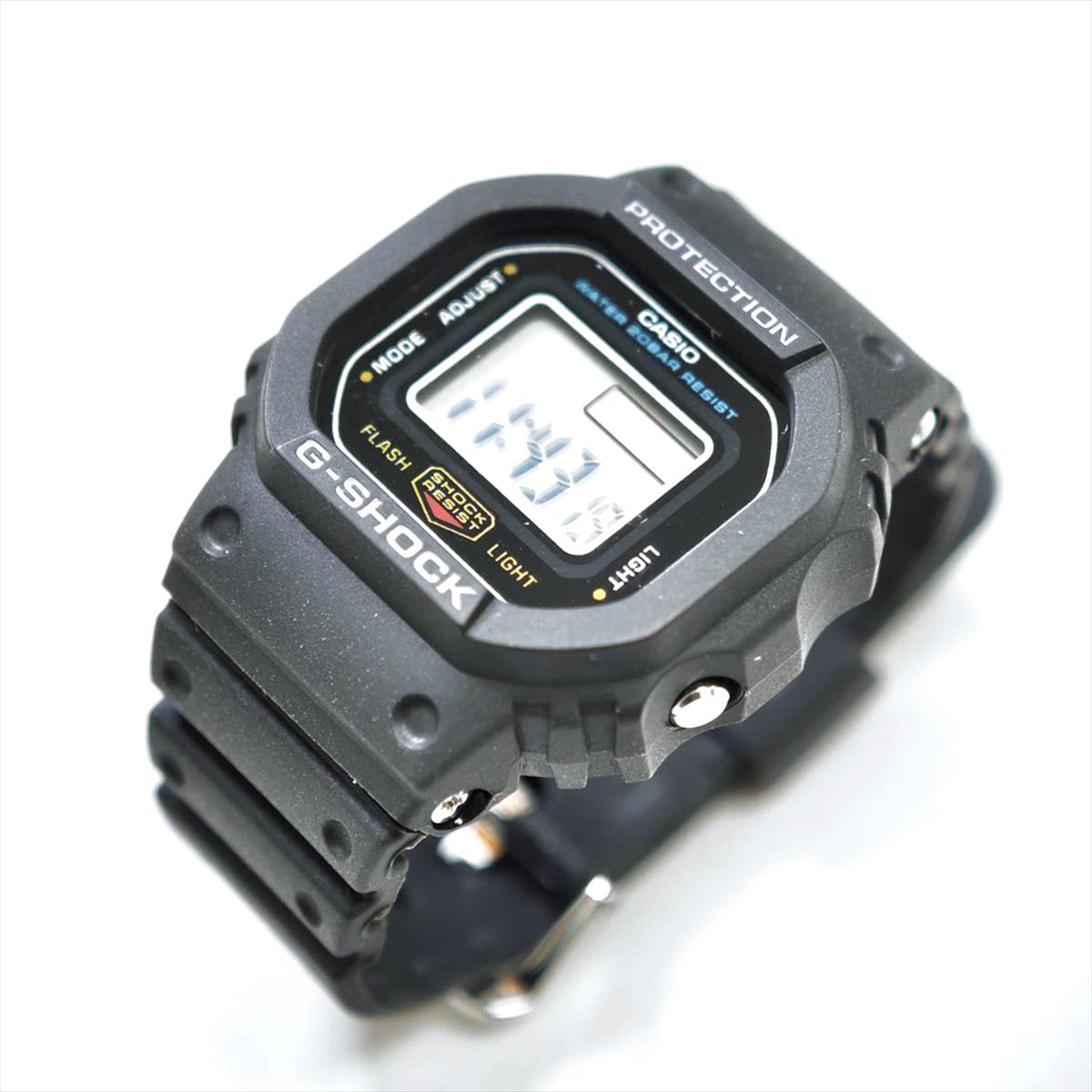 カシオ G-SHOCK nano DWN-5600-1JR 1/10サイズ ミニスクエア 20気圧防水 専用展示台付き ブラック G-SHOCK公式サイト掲載店【cx01】【1125】【店頭受取可能商品】