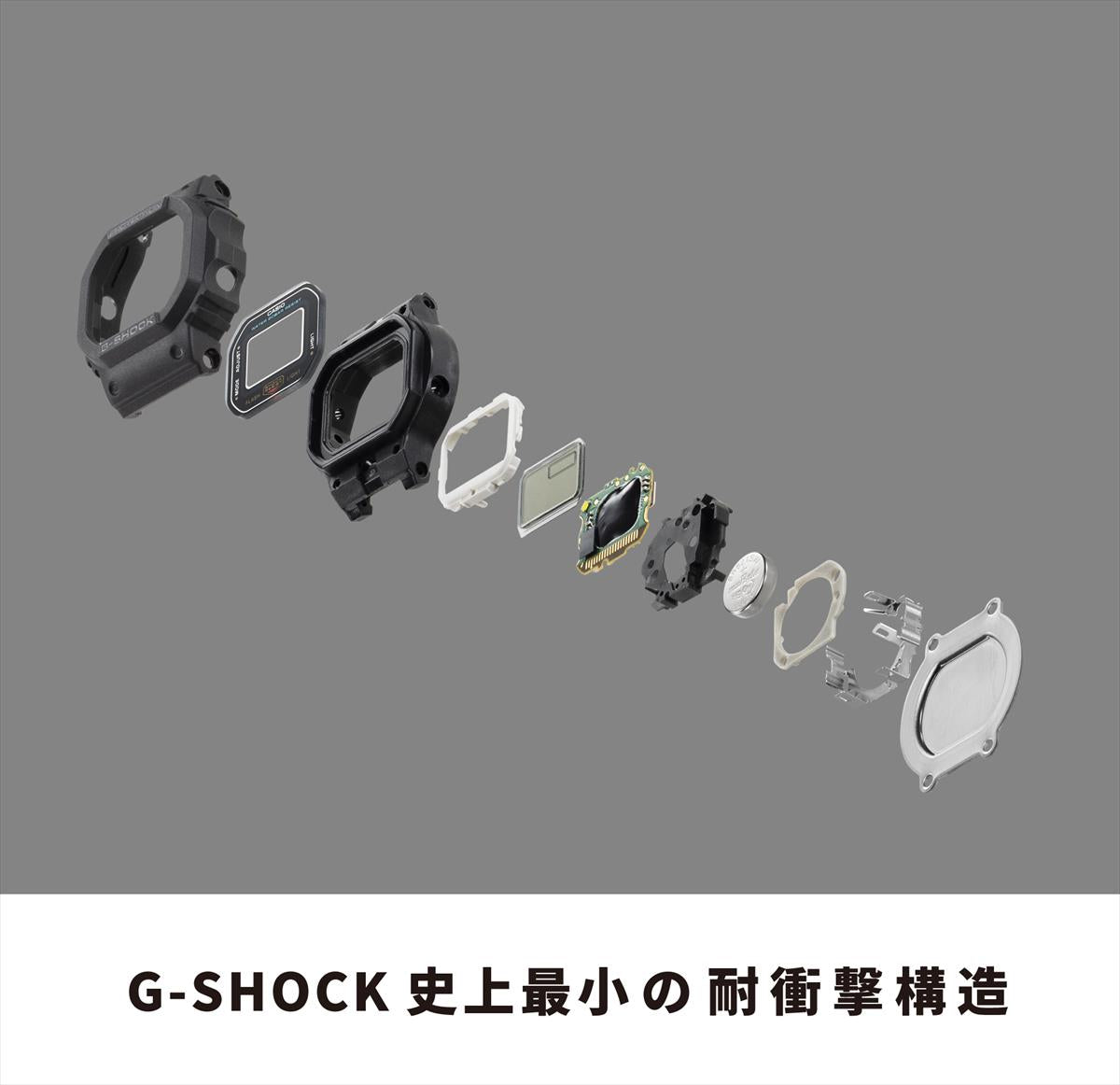 カシオ G-SHOCK nano DWN-5600-9JR 1/10サイズ ミニスクエア 20気圧防水  専用展示台付き イエロー G-SHOCK公式サイト掲載店【1125】【店頭受取可能商品】