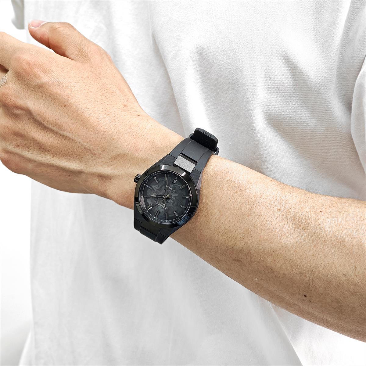 カシオ エディフィス EFK-100XPB-1AJF 自動巻き メカニカル フォージドカーボン シースルーバック アナログ メンズ 腕時計 CASIO EDIFICE【0725】【cx01】