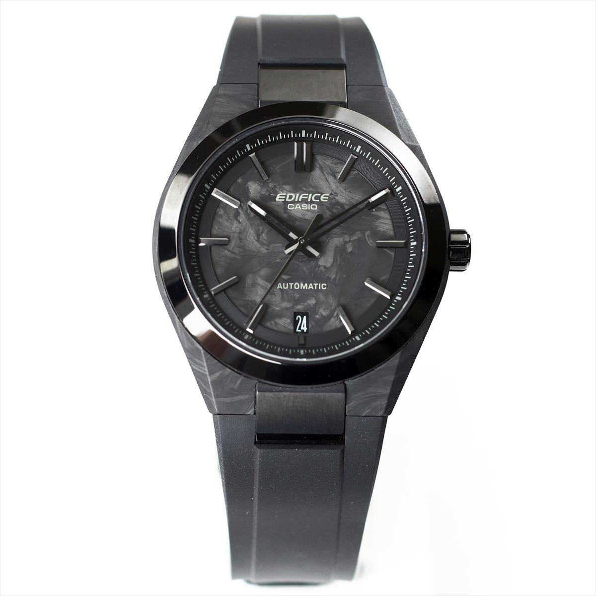 カシオ エディフィス EFK-100XPB-1AJF 自動巻き メカニカル フォージドカーボン シースルーバック アナログ メンズ 腕時計 CASIO EDIFICE【0725】【cx01】