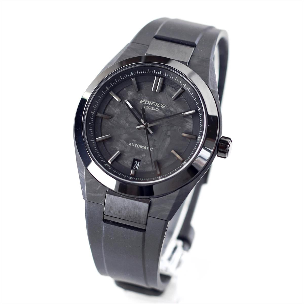 カシオ エディフィス EFK-100XPB-1AJF 自動巻き メカニカル フォージドカーボン シースルーバック アナログ メンズ 腕時計 CASIO EDIFICE【0725】【cx01】