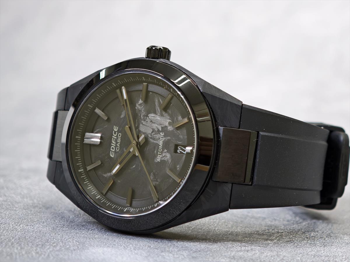 カシオ エディフィス EFK-100XPB-1AJF 自動巻き メカニカル フォージドカーボン シースルーバック アナログ メンズ 腕時計 CASIO EDIFICE【0725】【cx01】