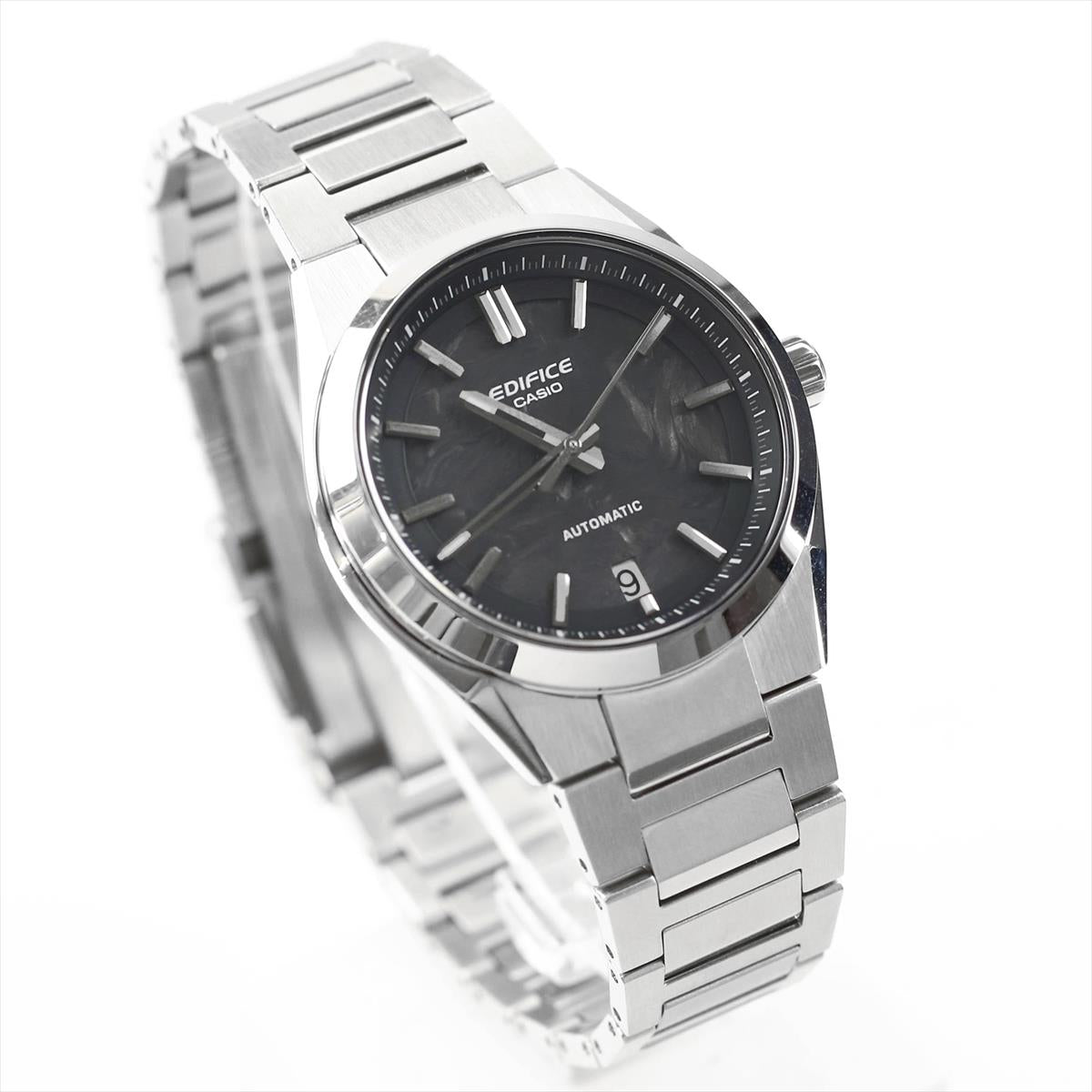 カシオ エディフィス EFK-100YCD-1AJF 自動巻き メカニカル フォージドカーボン文字板 シースルーバック メンズ 腕時計 CASIO EDIFICE【0725】_10spl