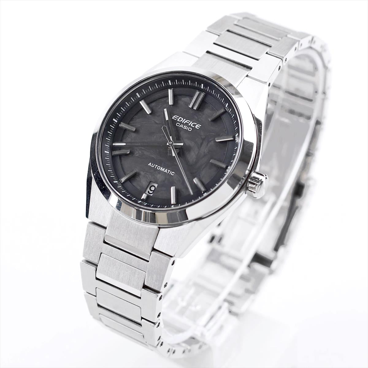 カシオ エディフィス EFK-100YCD-1AJF 自動巻き メカニカル フォージドカーボン文字板 シースルーバック メンズ 腕時計 CASIO EDIFICE【0725】_10spl